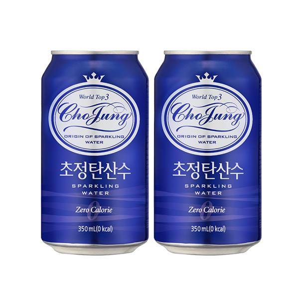 초정탄산수, 플레인, 350ml, 24캔 상세 이미지 2