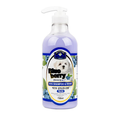 벨버드 블루베리 강아지 샴푸, 750ml, 1개