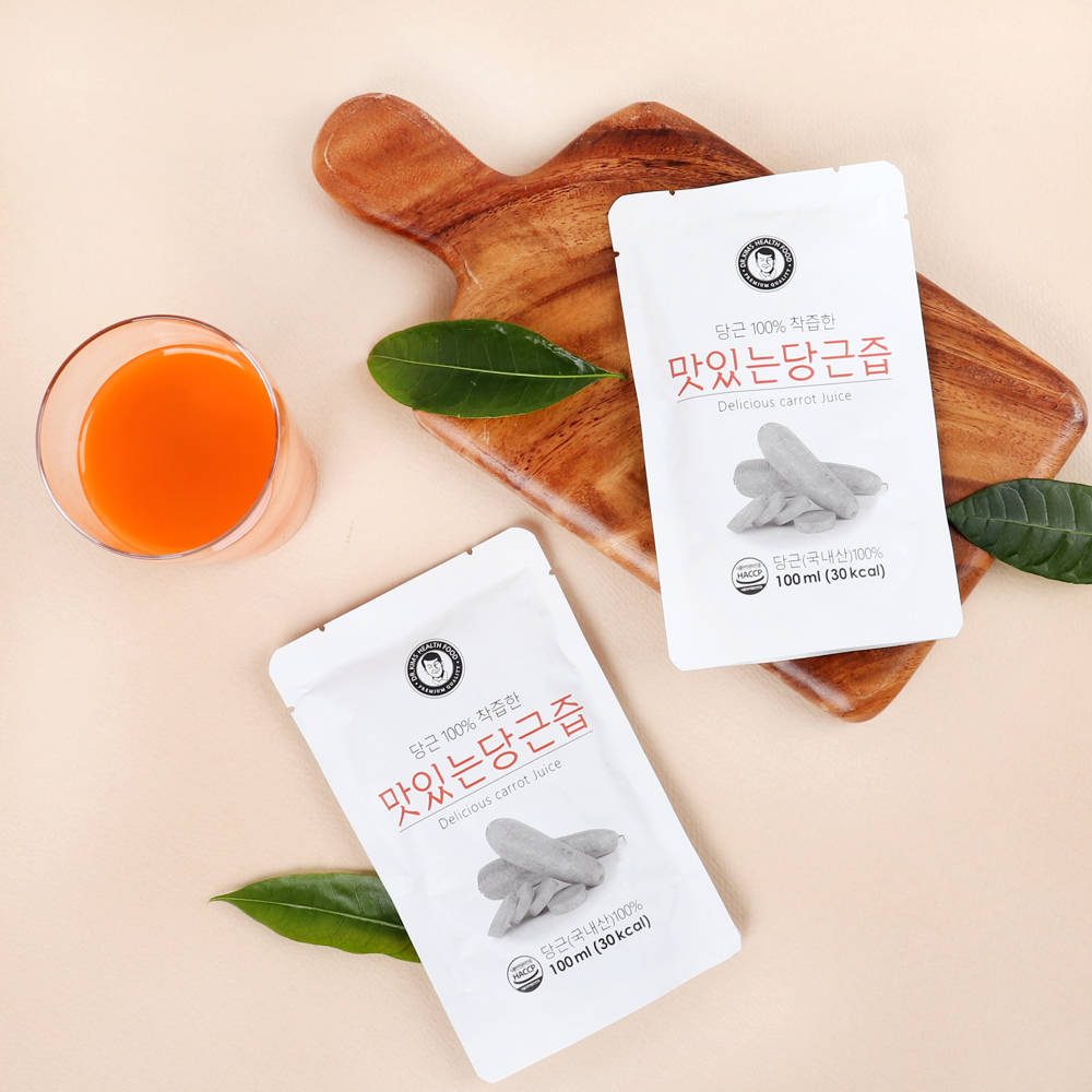 김재식헬스푸드 맛있는 당근즙, 100ml, 30팩, 1박스 상세 이미지 2