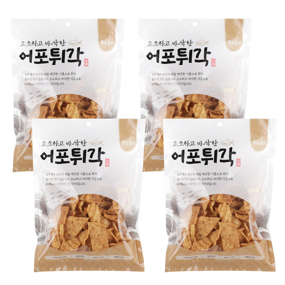 푸드공식 어포튀각 90g 4봉