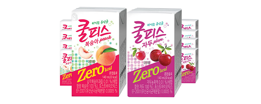 쿨피스 제로, 복숭아맛, 140ml, 24개