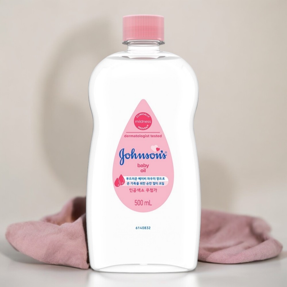 존슨즈 베이비 오일, 500ml, 2개 상세 이미지 1