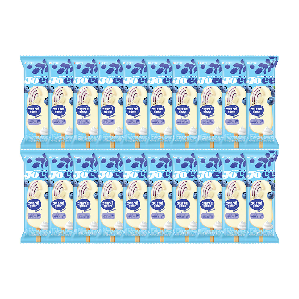 롯데 조이 그릭요거트, 블루베리, 85ml, 20개