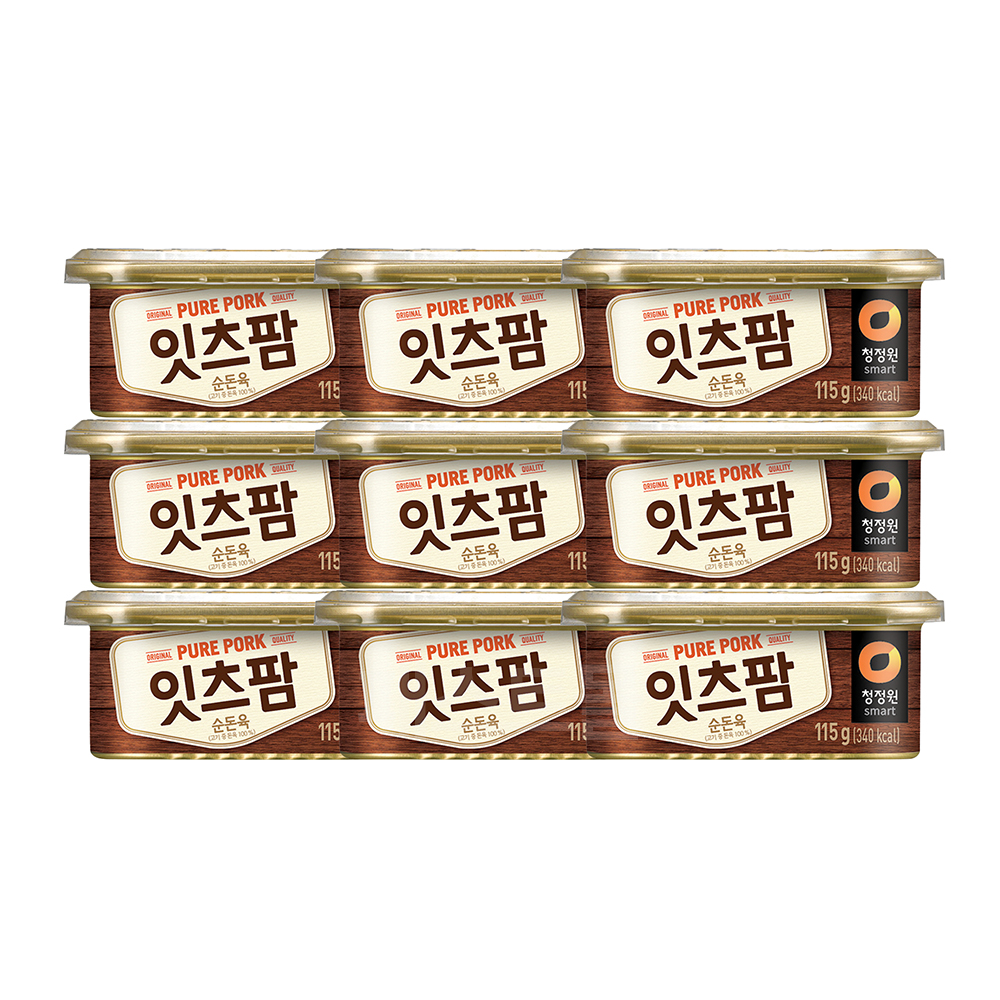 청정원 잇츠팜 순돈육, 115g, 9개