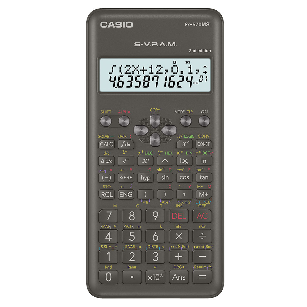 CASIO 공학용 계산기 FX-570MS, 1개