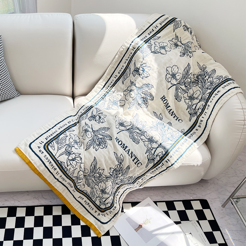HOMSMART 100% 순면 블랭킷 로맨틱가든 무릎담요, 베이직, 160X70cm, 1개 가격 추이 HOMSMART 100% 순면 블랭킷 로맨틱가든 무릎담요, 베이직, 160X70cm, 1개 - 최저가 18,800원