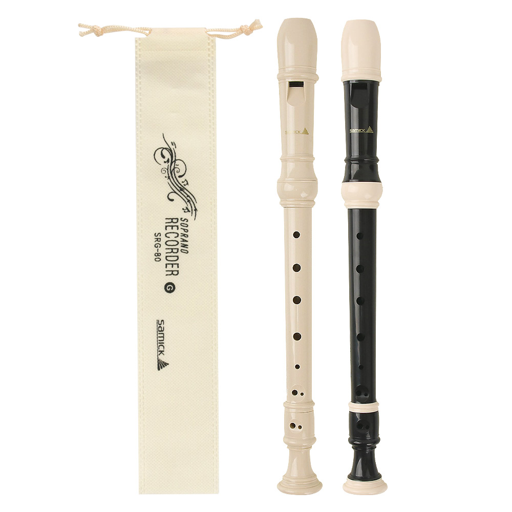 마마로 삼익악기 소프라노 리코더 SRG-80, 블랙, 1개
