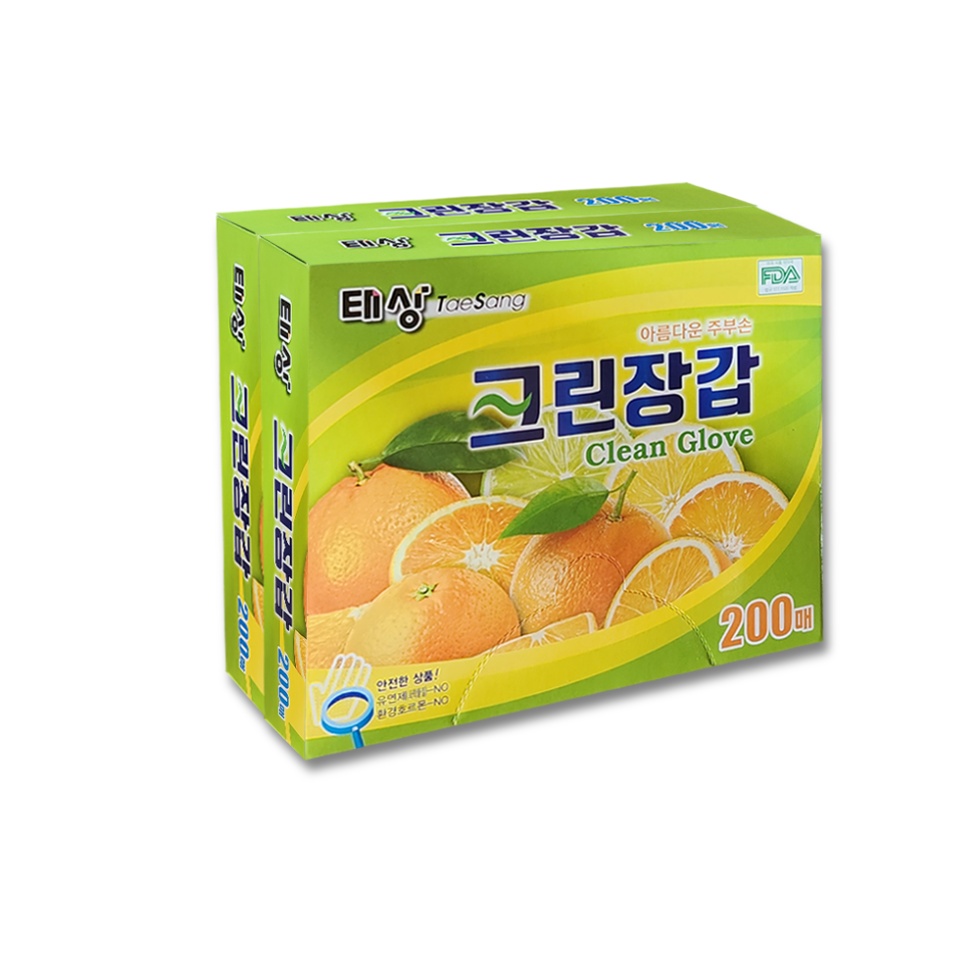 태상 크린장갑 위생장갑, 200매, 2개