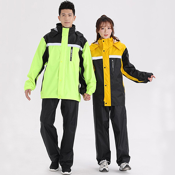 우리파파 남여공용 오토바이우비 상하의 세트, A형타입, 4XL