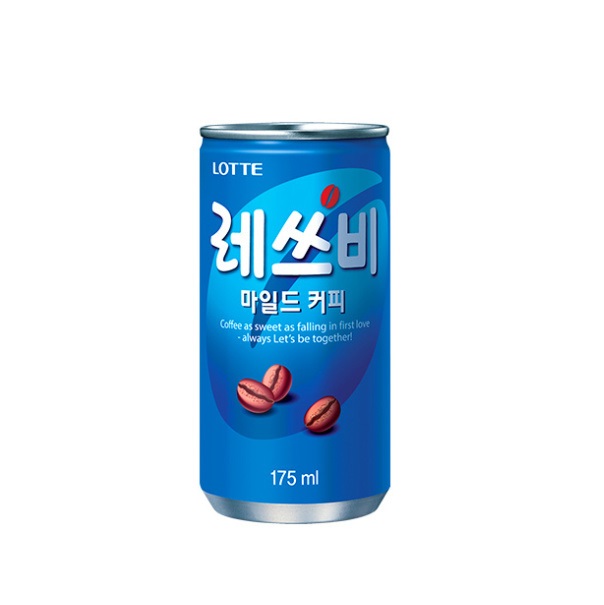 롯데칠성음료 레쓰비 마일드 캔커피, 175ml, 60개
