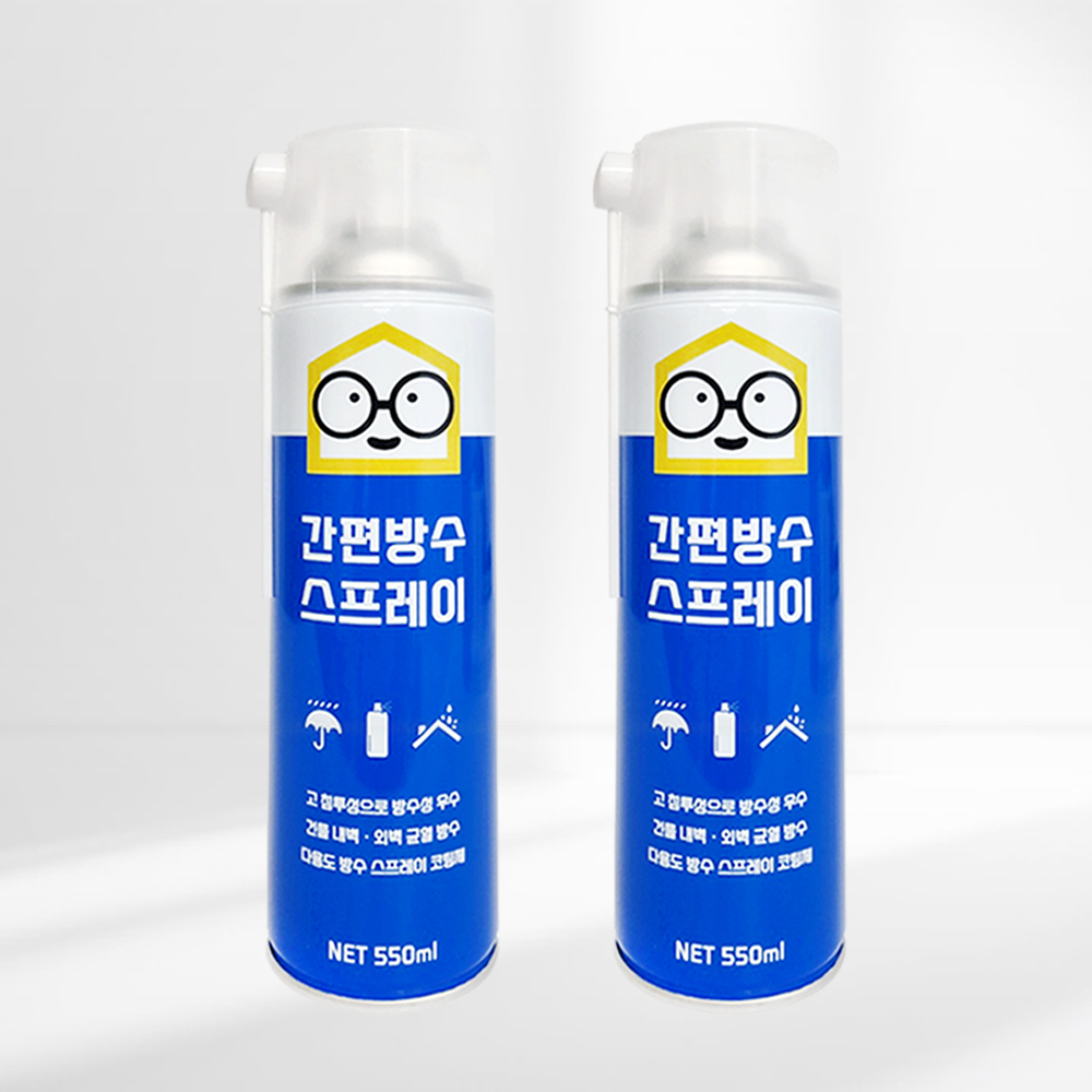 철물팩토리 간편 방수 스프레이, 550ml, 2개