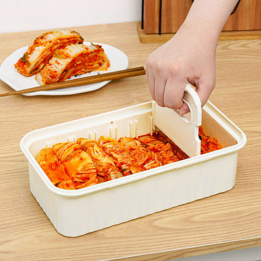 인블룸 편리한 김치자르미 1/2포기용 김치통, 3000ml, 1개