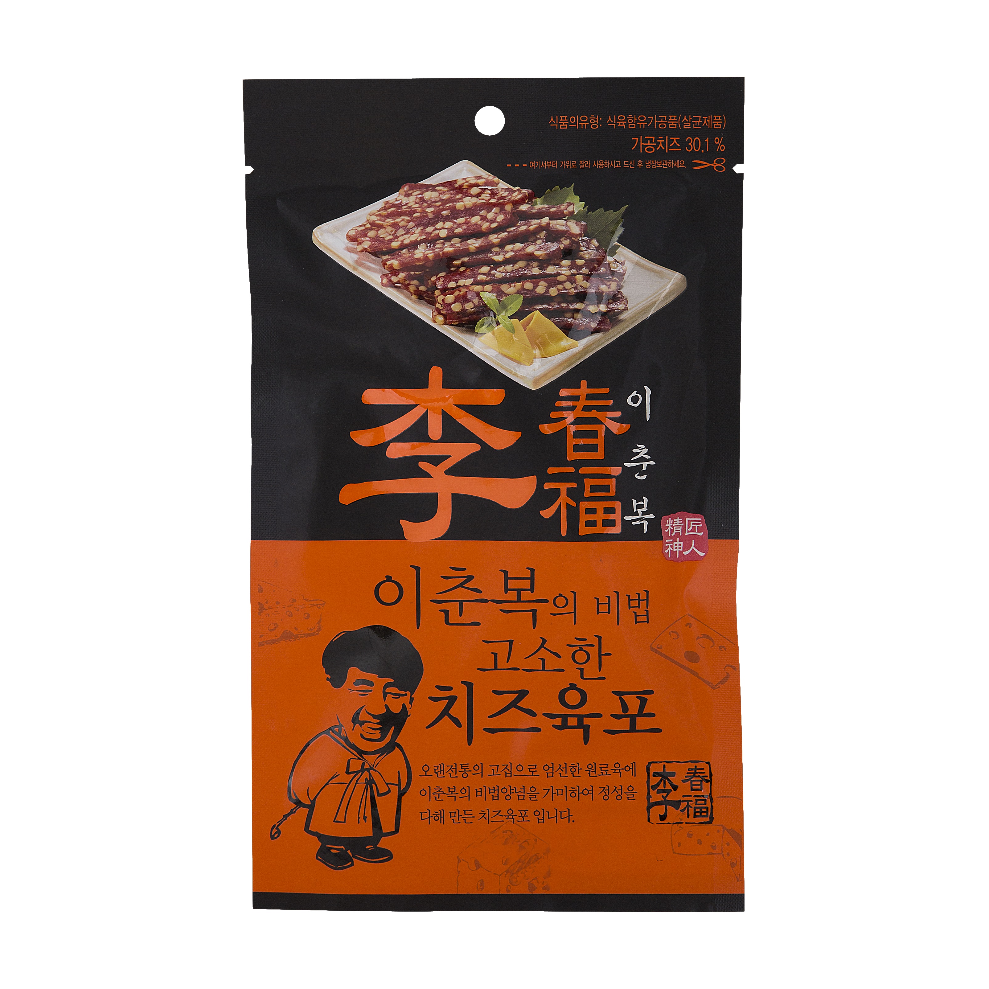 [토스쇼핑] 이춘복의 비법 고소한 치즈육포, 30g, 10봉