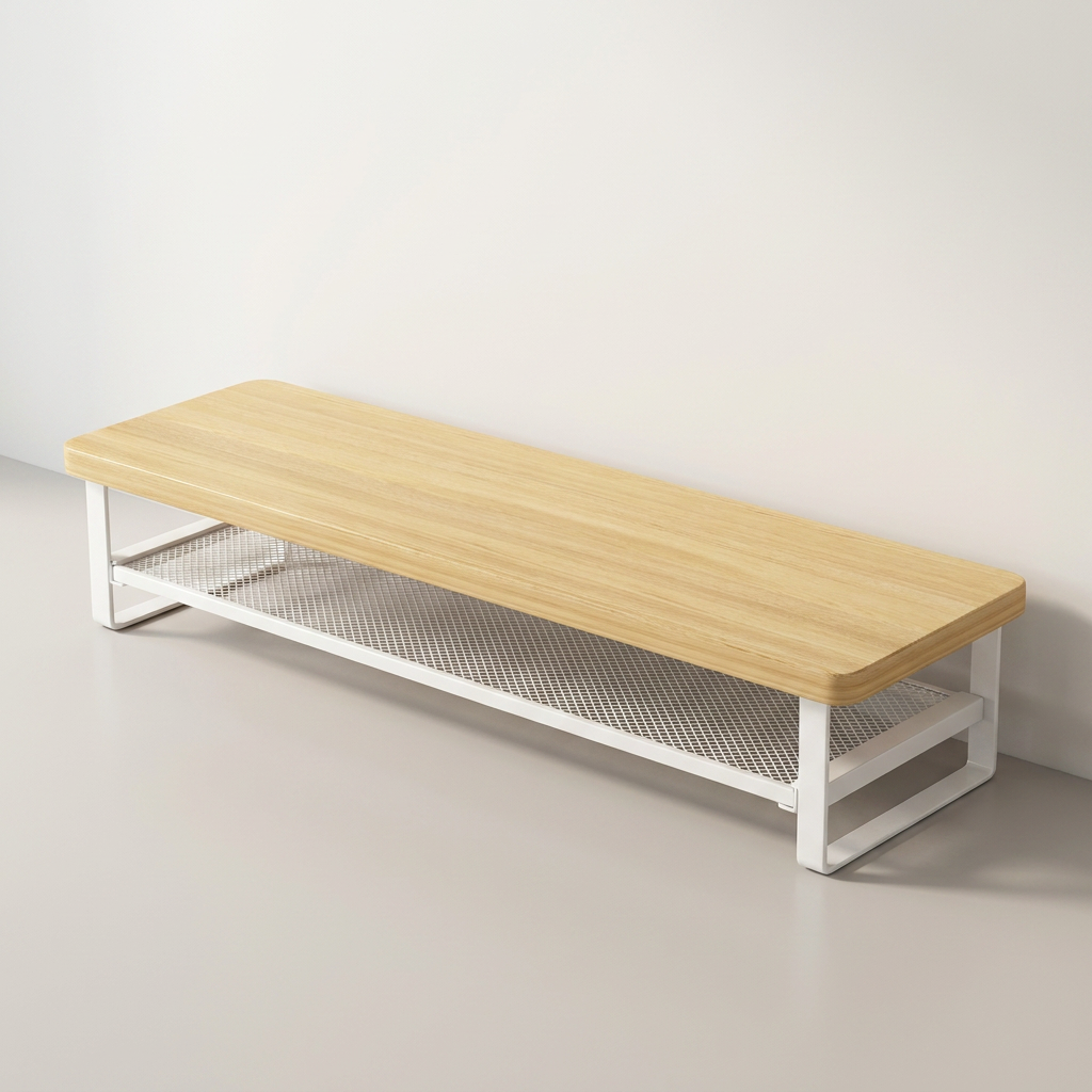 SQ15 모니터 받침대, 베이지, 100cm, 1개