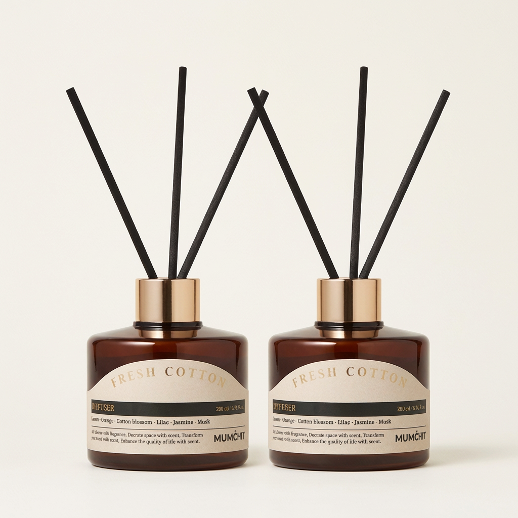 멈칫 바이오톡스 디퓨저, 마린프레쉬코튼, 200ml, 2개