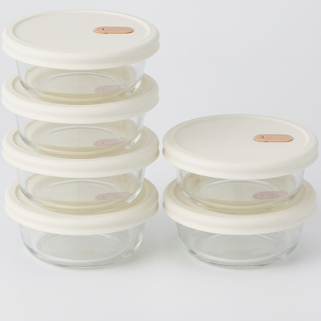 잇센스 전자렌지용 냉동밥 보관용기 소분, 360ml, 용기+뚜껑, 10개
