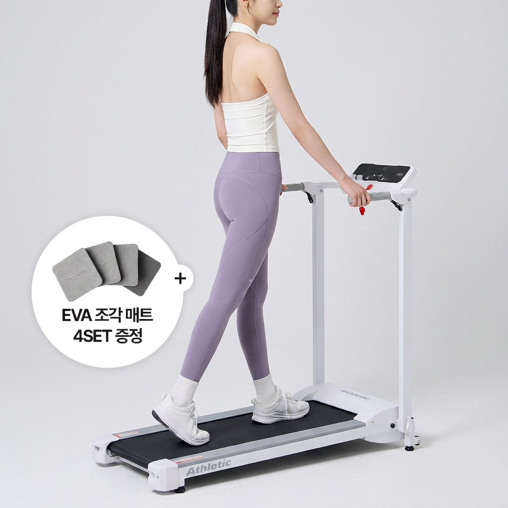 스포틀러 애슬레틱 워킹머신 23T-A, 블랙, 조각매트 4P 증정