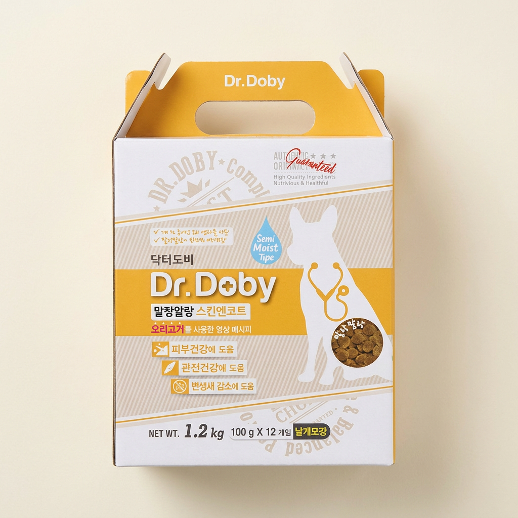 닥터도비 말랑말랑 습식사료, 오리, 1.2kg