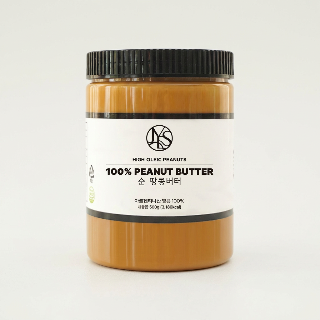 야스티 순 땅콩버터 100% 무첨가, 500g, 2개