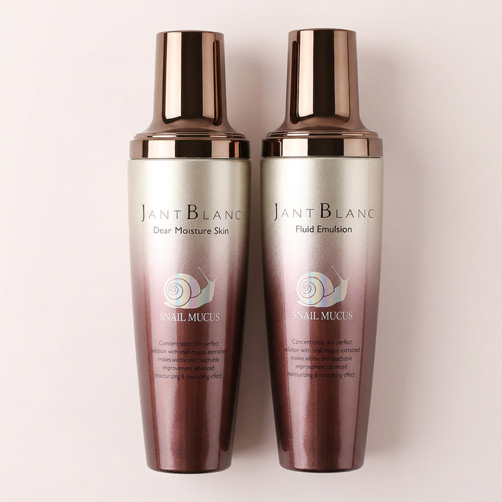 쟝블랑 달팽이 점액 모이스쳐 스킨 로션 2종 세트, 스킨 130ml, 로션 130ml, 1세트