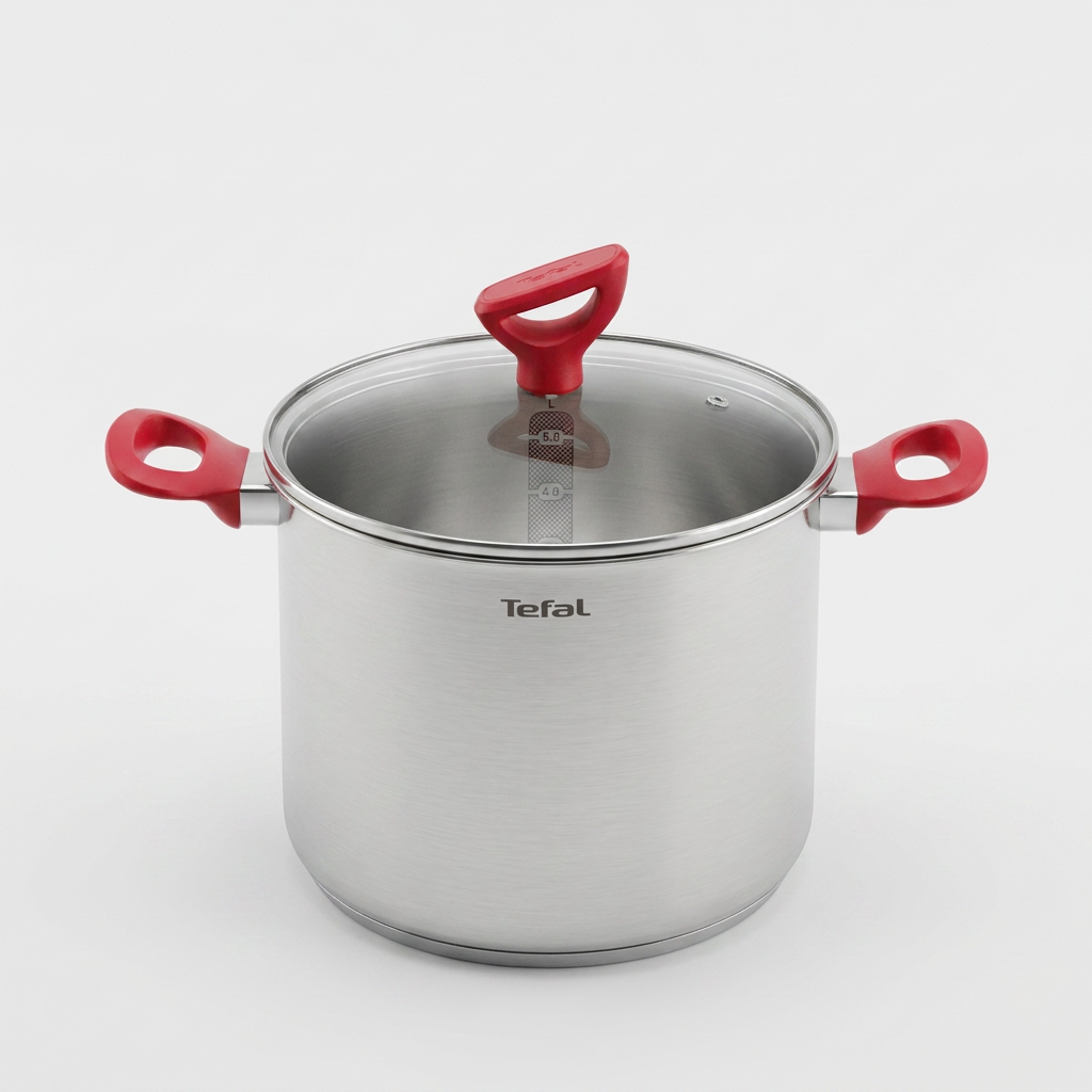 테팔 에디션 레드 곰솥냄비, 22cm, 1개