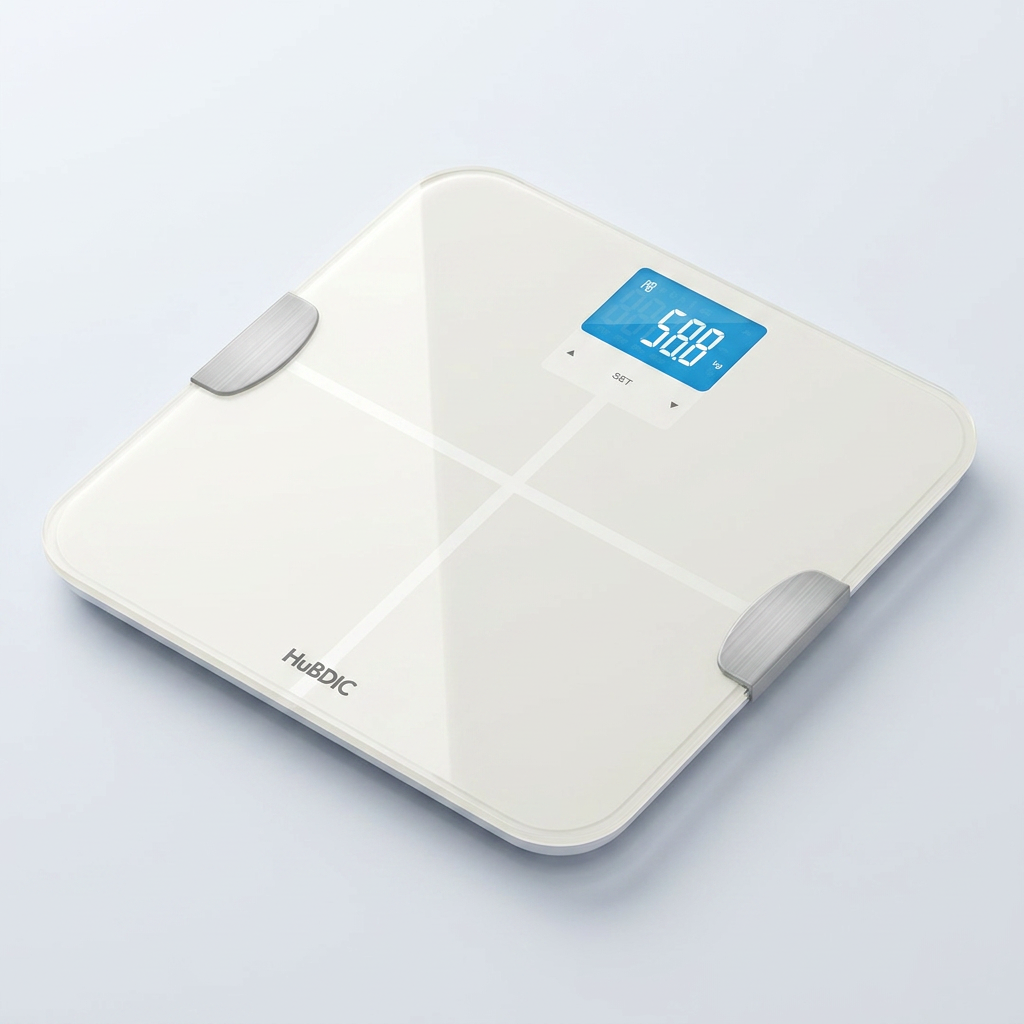 휴비딕 임피던스 체지방체중계 HBF-3000, 화이트, 1개