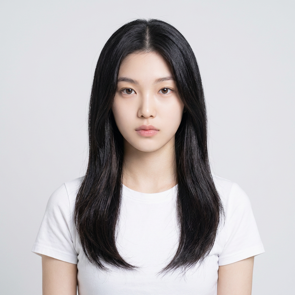 위그온리 인모100 정수리 가발, 네추럴블랙 9x10(기본), 1개
