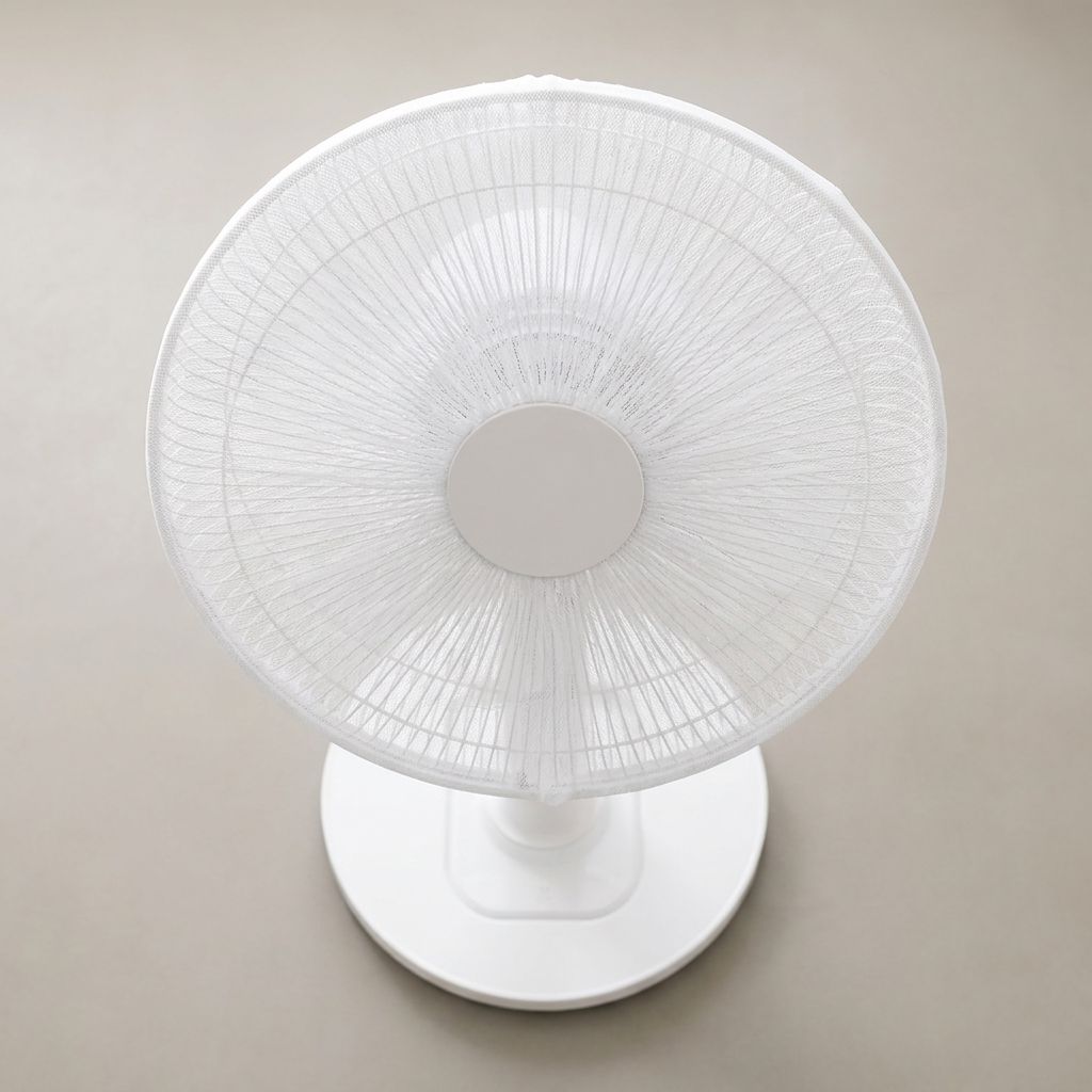 선풍기 안전망 커버, 딥화이트, 지름44cm, 2개