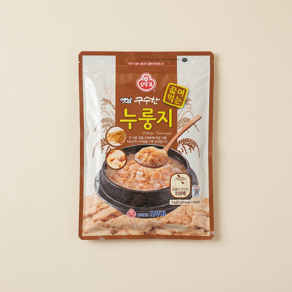 오뚜기 옛날 구수한 끓여먹는 누룽지, 3kg, 1개