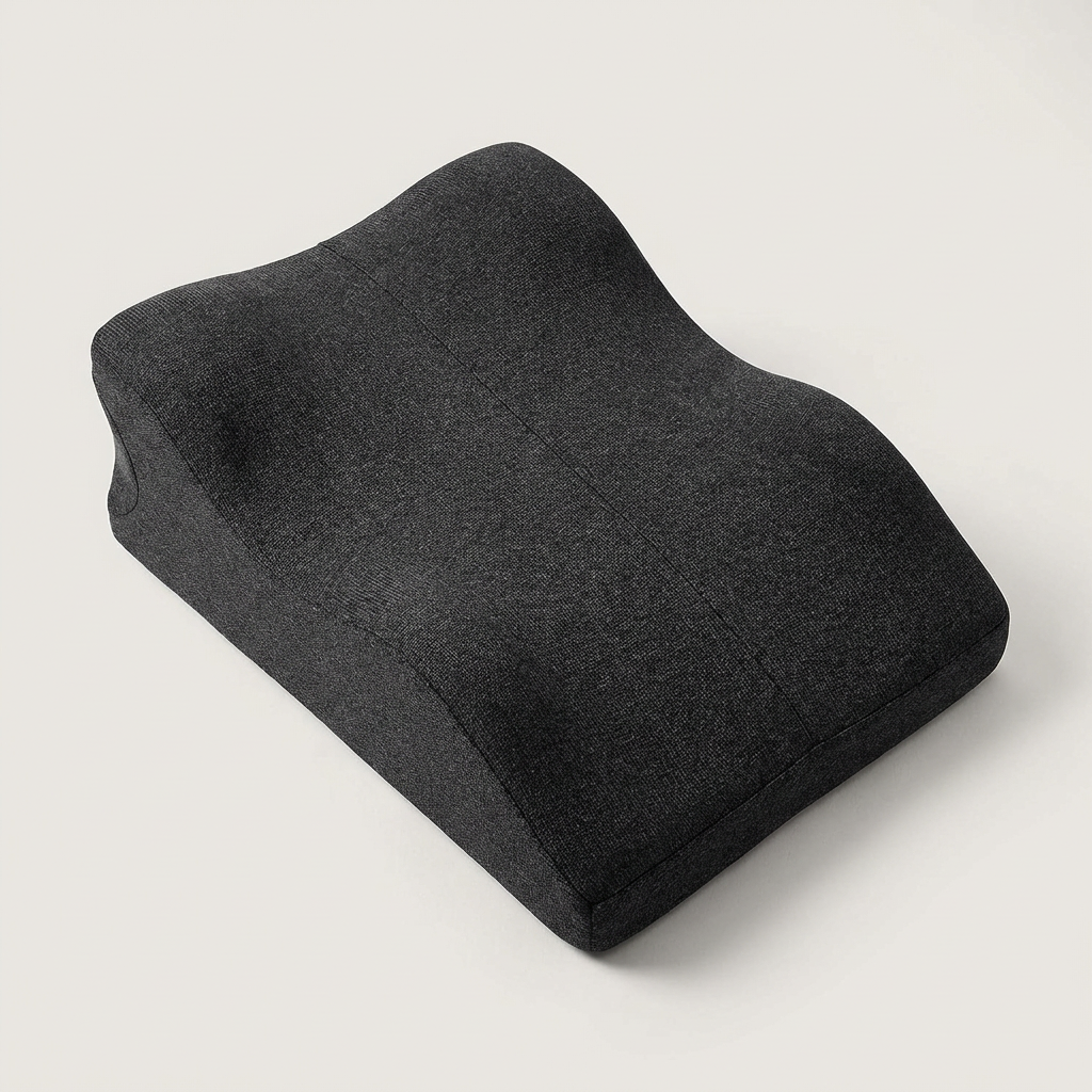 쿠션 다리베개, 연그레이, 58x35x22cm, 1개