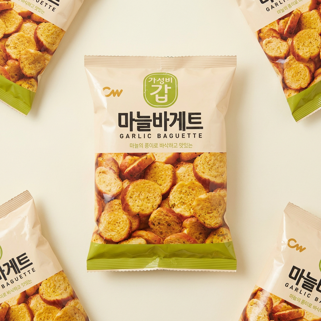 청우 마늘바게트, 65g, 8봉