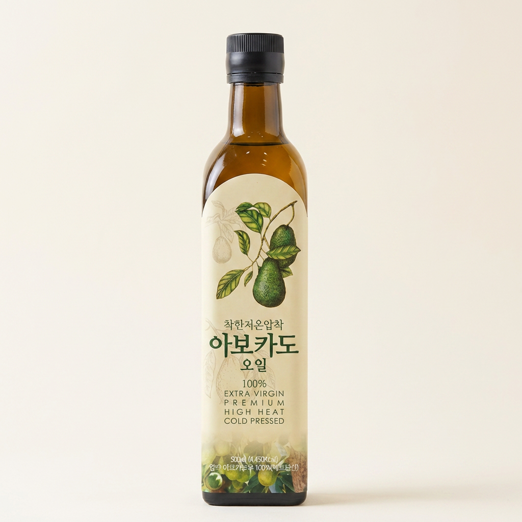 착한푸드 엑스트라버진 아보카도오일, 500ml, 3병