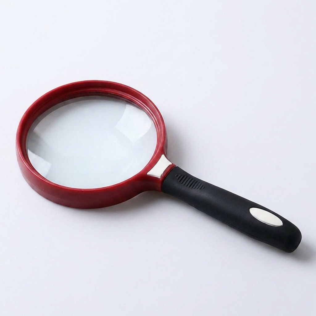 원형 돋보기 확대경, 그린, 80mm, 1개