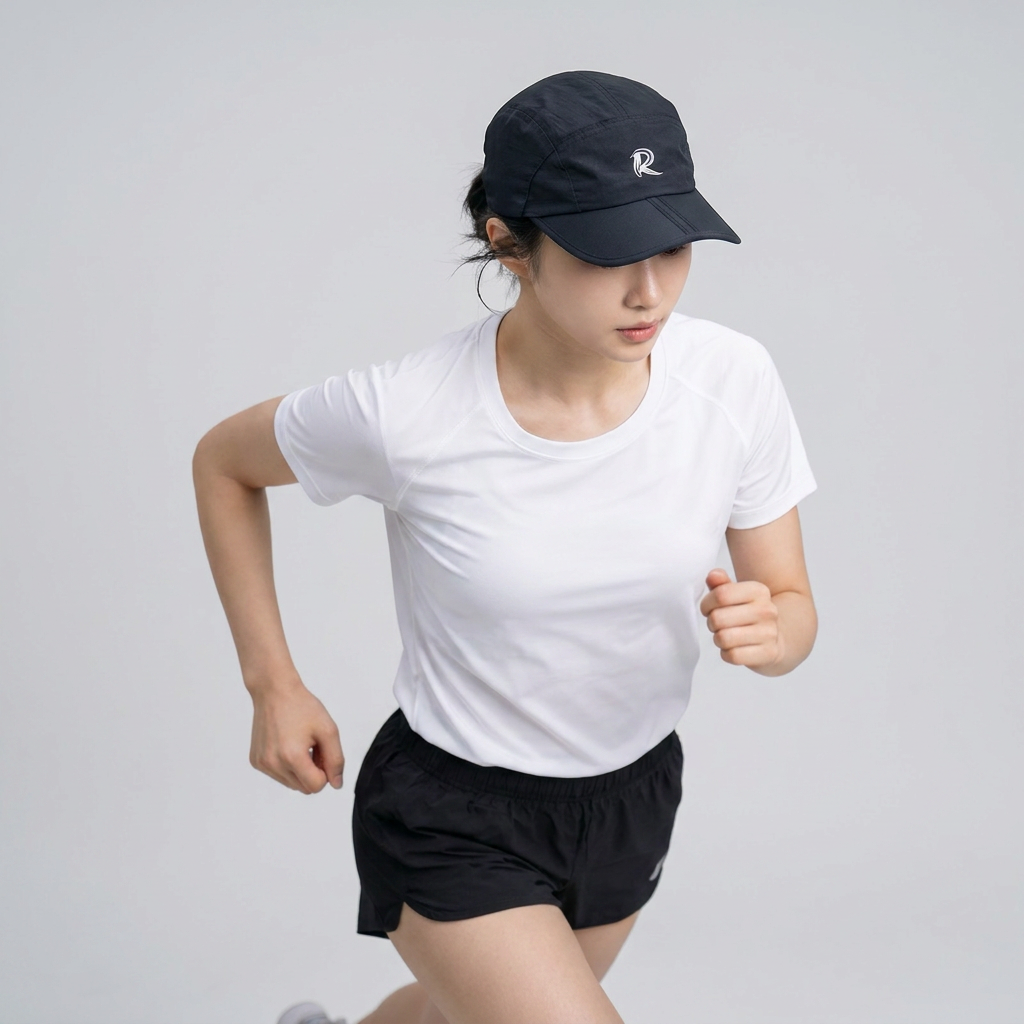 레이솔 통풍 초경량 러닝 볼캡, 블랙, FREE, 여름용, 1개입