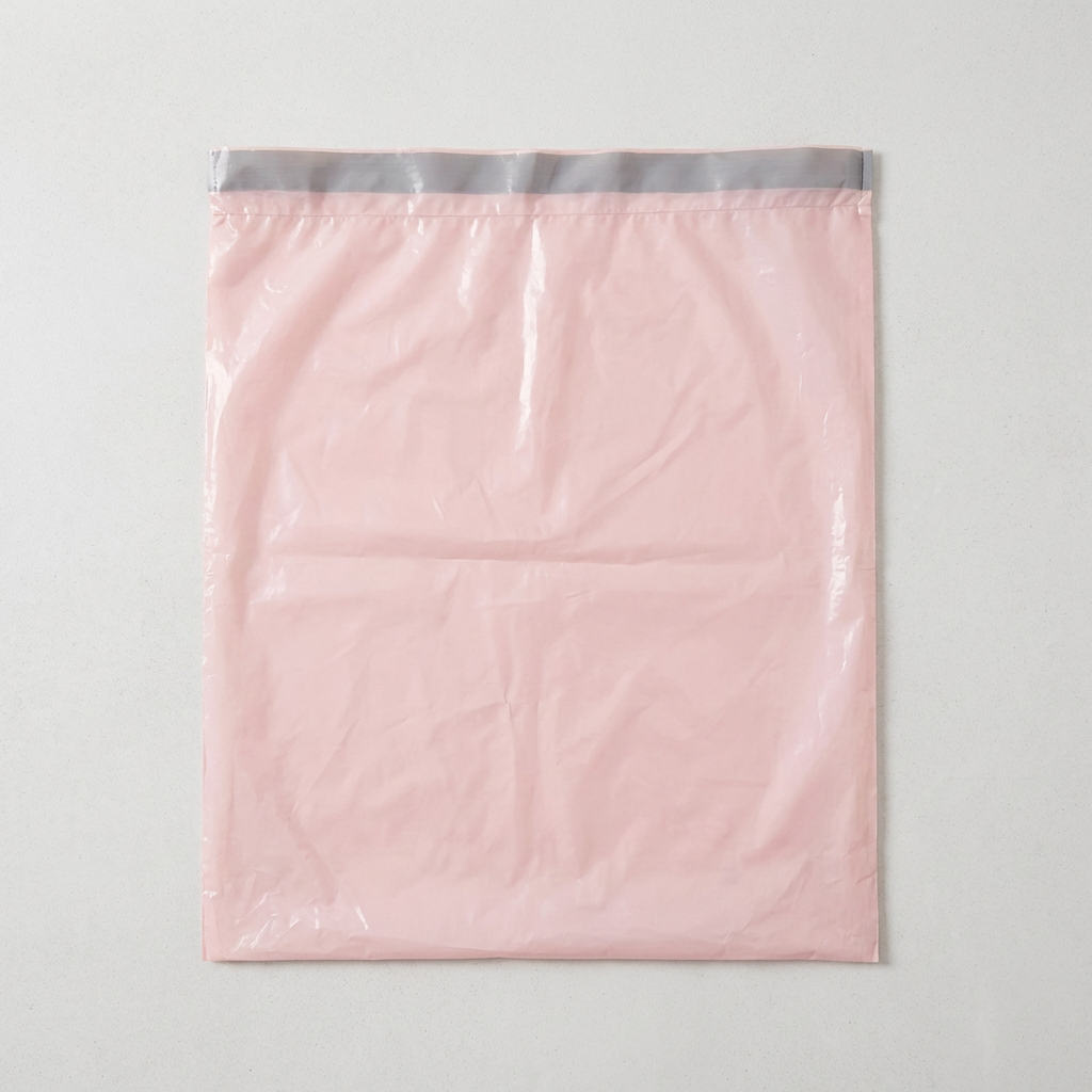 아이스베리 파우더 비닐봉투, 핑크, 45x50cm, 70p, 1롤