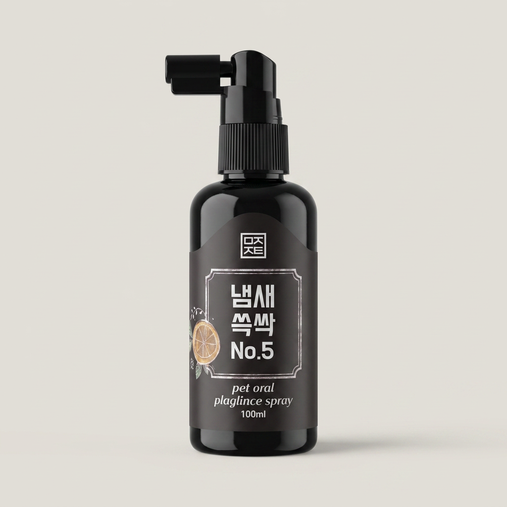 무지조타 냄새쓱싹 No.5 강아지 고양이 치석제거 뿌리는 치약 스프레이, 100ml, 2개
