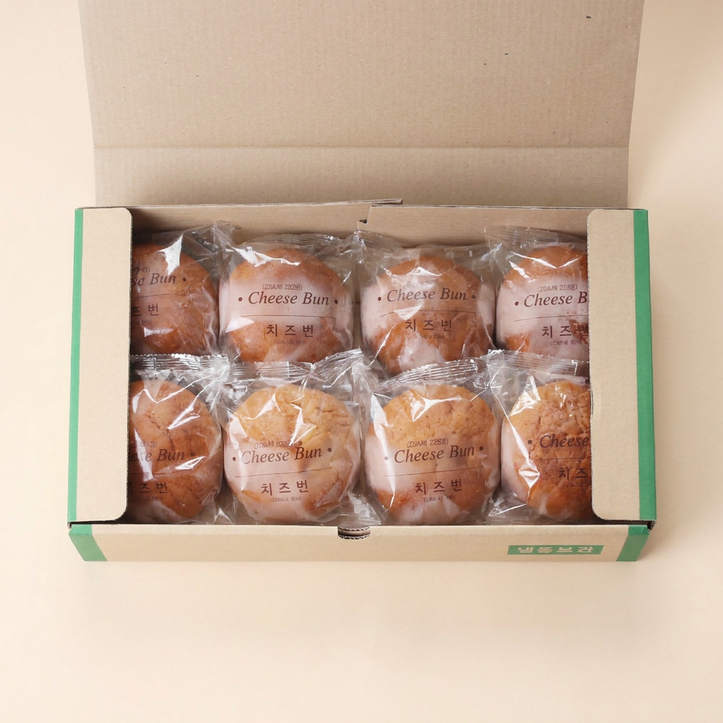 치즈번, 60g, 8개