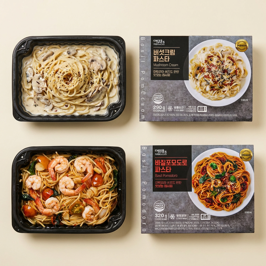 카페이노스 파스타스 쉐프도 반한 파스타 4종, 1세트, 1240g