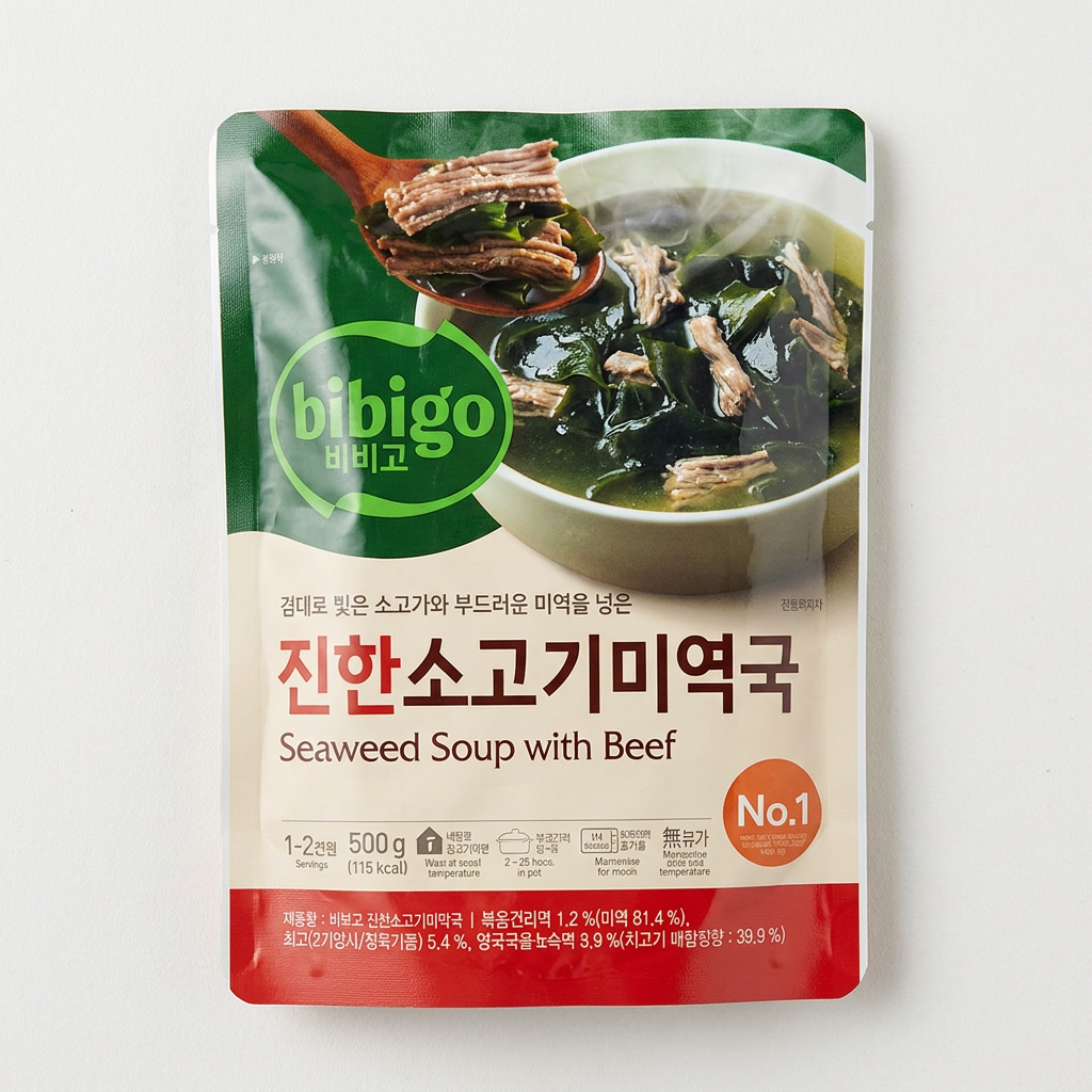 비비고 소고기미역국, 500g, 10개 토스쇼핑 특가