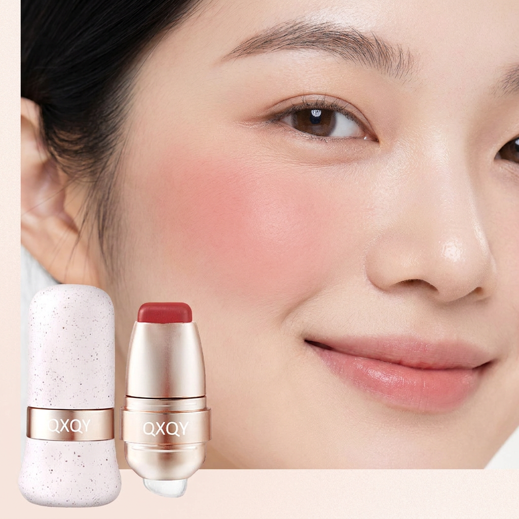 컬러풀 멀티 다용도 스틱 립앤치크 데일리 블러셔 립스틱, 03 Rose Coral, 1개