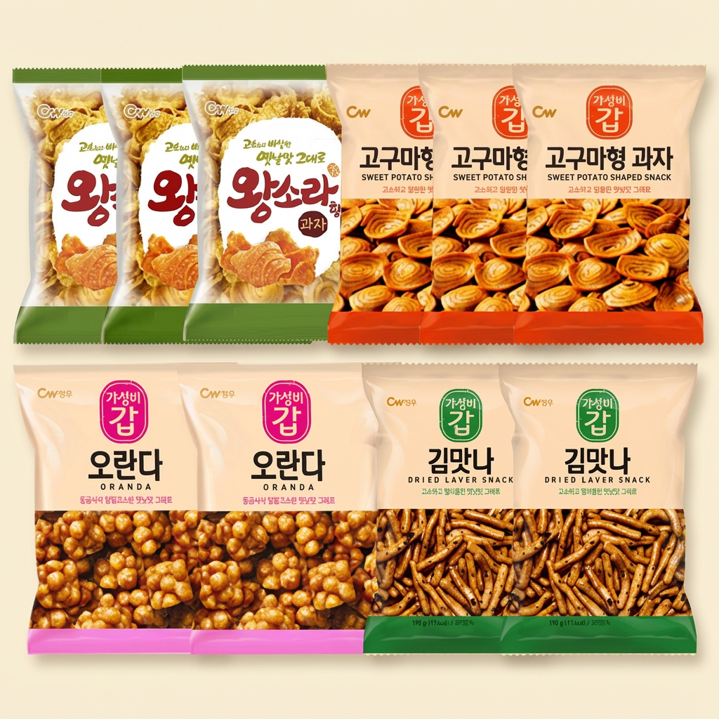 청우 옛날과자 10봉 세트, 2개