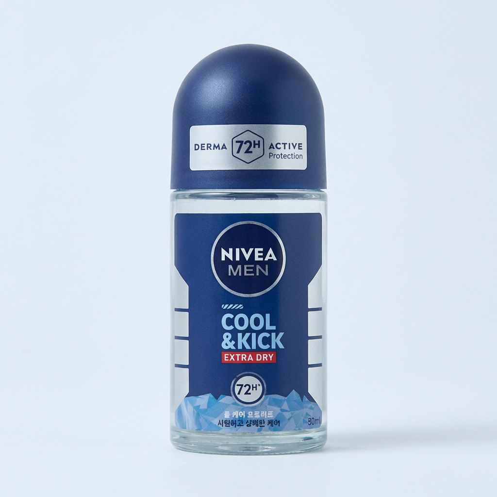 니베아 맨 쿨&킥 데오드란트 롤온, 50ml, 1개