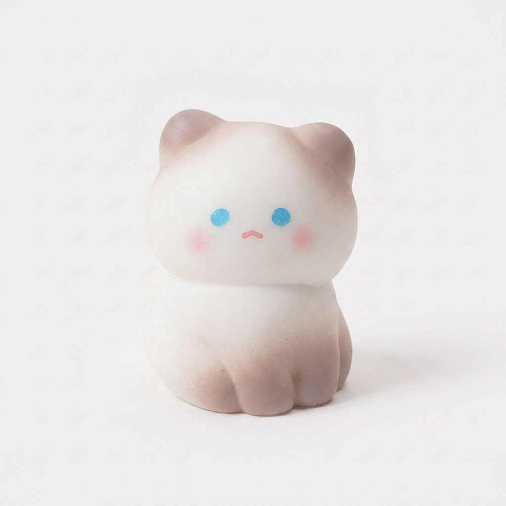 인테리어 동물 피규어 아기고양이 오브제 세트, A, 6종, 1세트