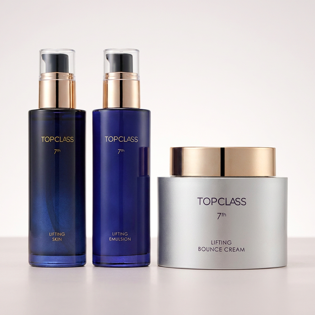 참존 탑클래스 리프팅 스킨, 리프팅 스킨 120ml, 리프팅 에멀전 120ml, 리프팅 바운스 크림 100ml, 1세트