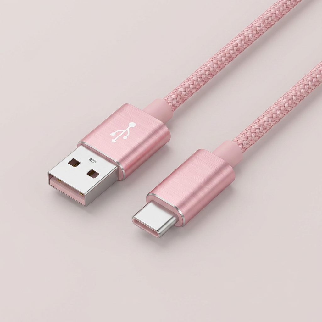 WJT 메탈 고속 충전 케이블, USB-C, 핑크, 1.5m, 2개 가격 추이 WJT 메탈 고속 충전 케이블, USB-C, 핑크, 1.5m, 2개 - 최저가 4,190원
