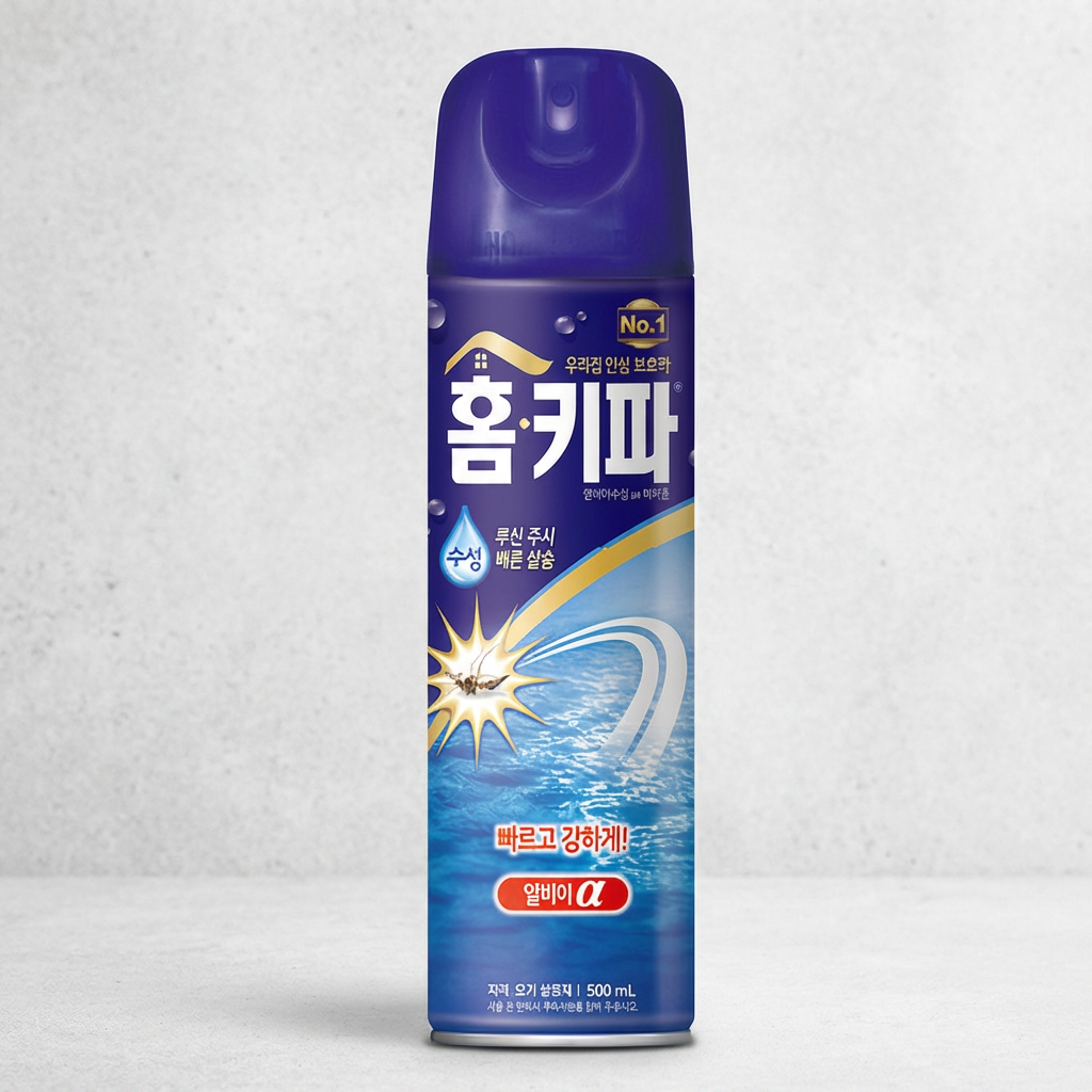 홈키파 엘비이 수성 알파 뉴 에어로졸, 500ml, 30개