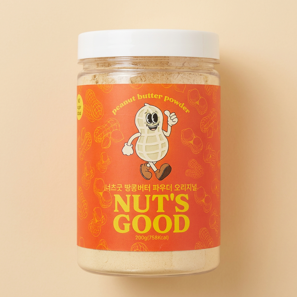 너츠굿 땅콩버터 파우더 오리지널, 200g, 1개