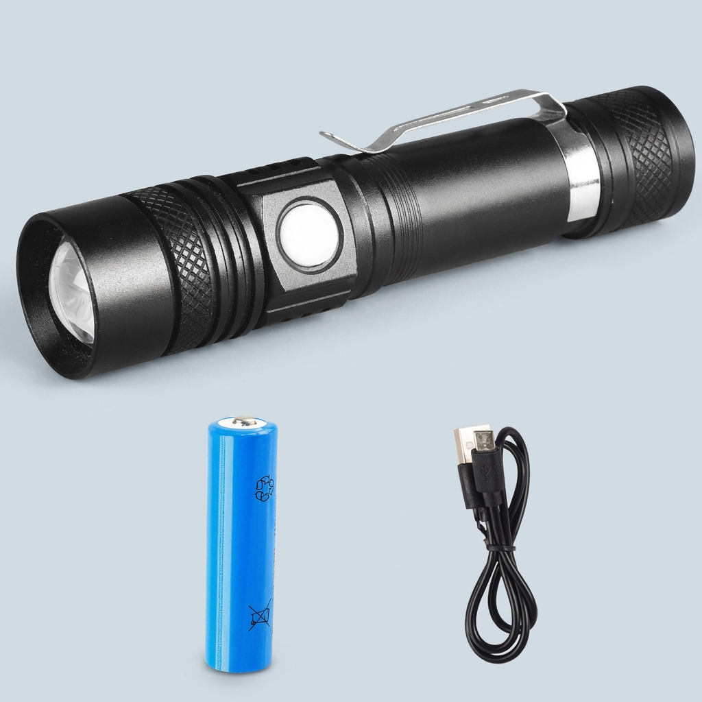 유니줌 밝기조절 LED 후레쉬 UNIZOOM02, 블랙, 1개