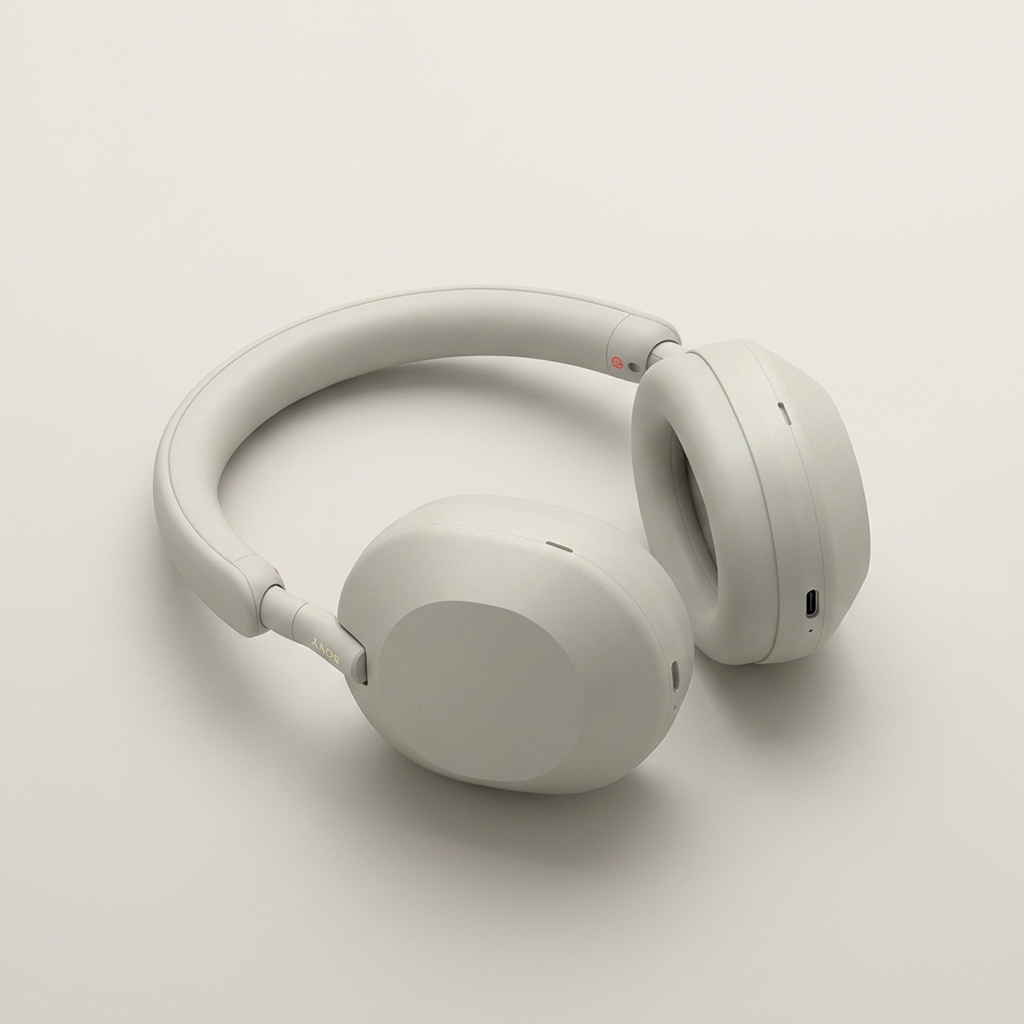 소니 노이즈 캔슬링 헤드폰, WH-1000XM5, 실버, 1개 + 보조배터리, 1개