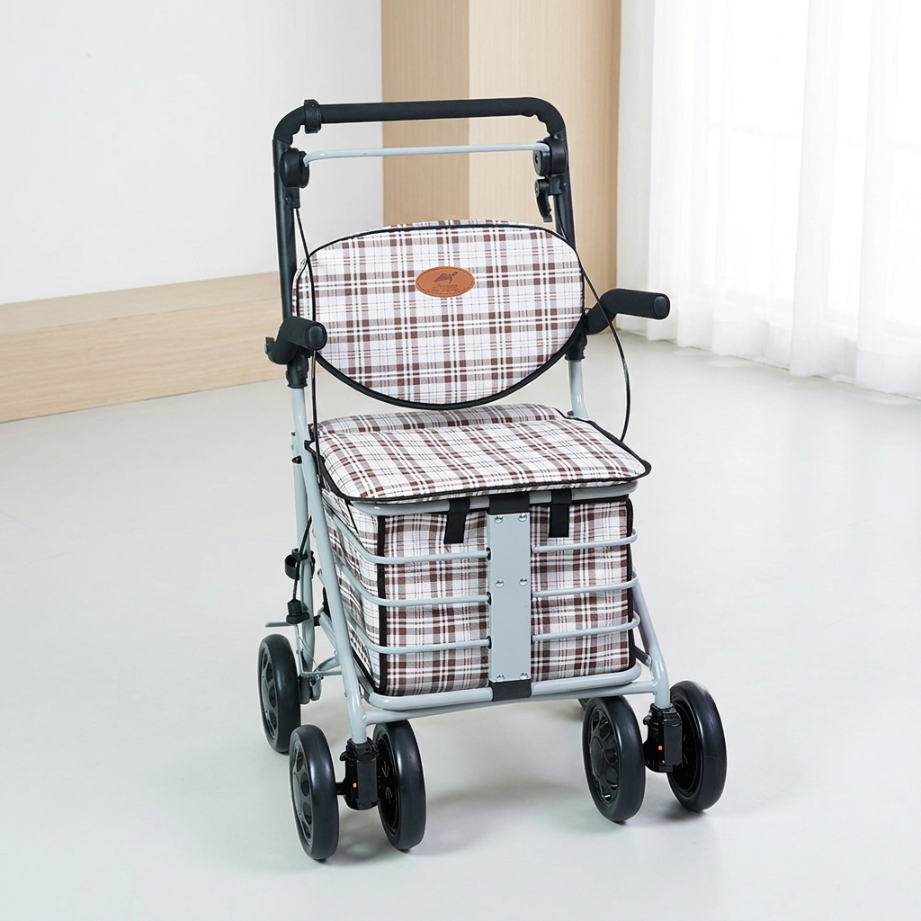 라이프헬퍼 보행보조차 LH-H2, 52.5x52.5x88-93.5cm, 1개